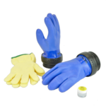 RoLock 90 mit Handschuhen, blau